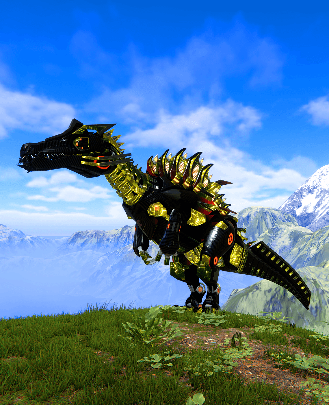 龙岛异兽-机械脊背龙